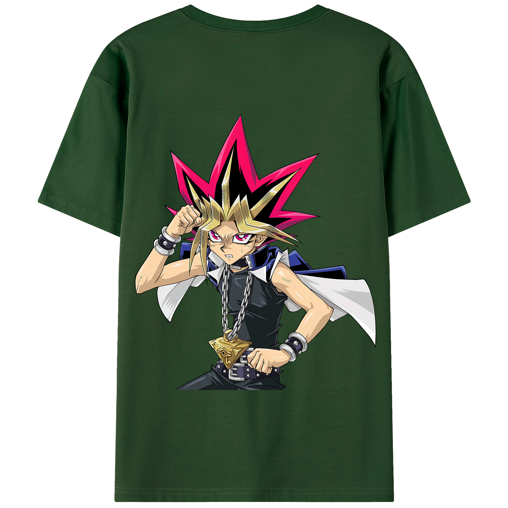 （画像用） 遊☆戯☆王 Yu-Gi-Oh! 綿100％半袖Tシャツ（背面プリント）